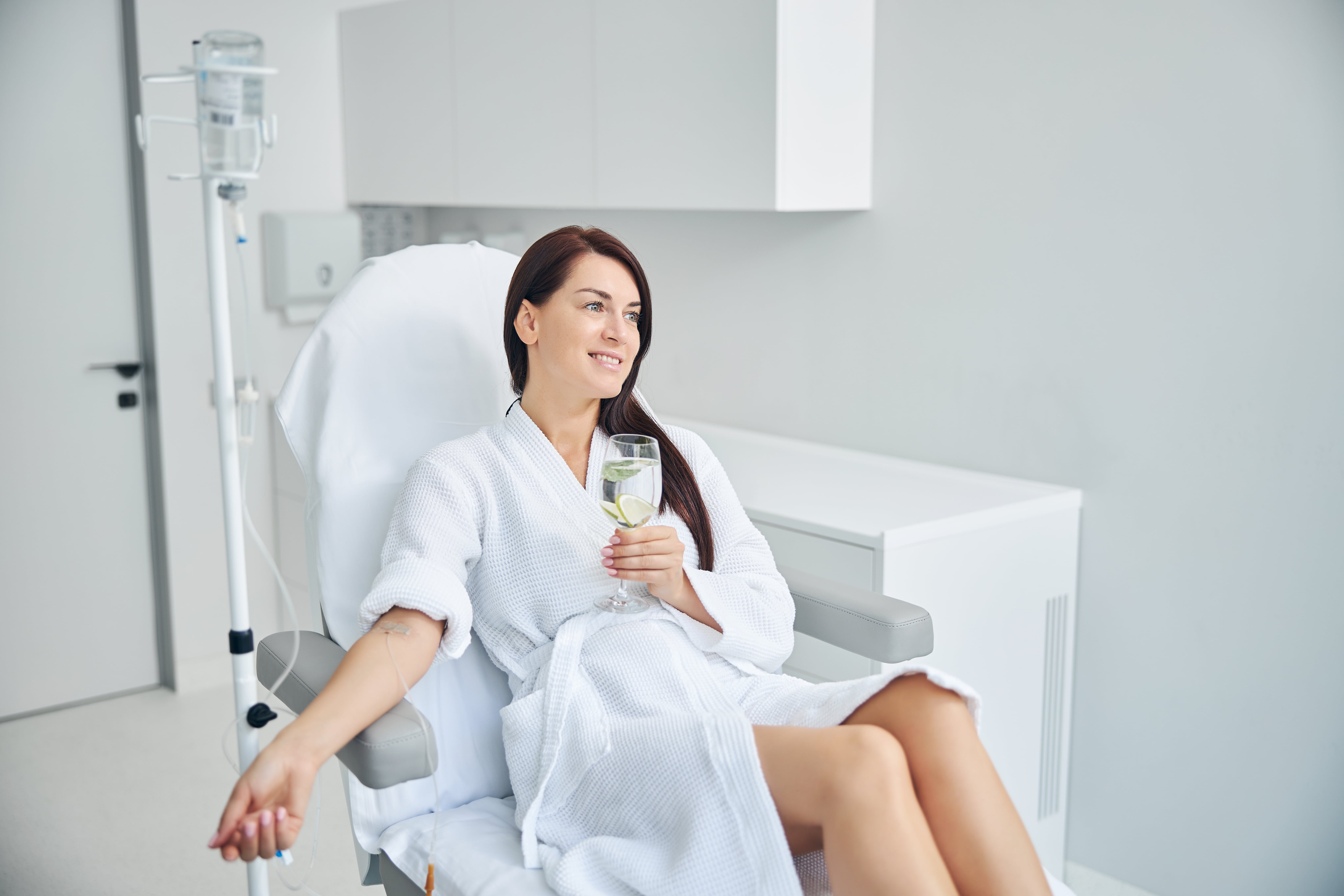 Clinician-guided IV therapy wellness care at Belleâme Aesthetics